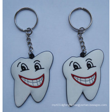 Slicone Key Ring, Tooth Shape Keychain (GZHY-KA-011)